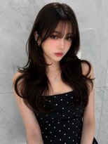 ユーフォリア 新宿通り(Euphoria)&nbsp;韓国ヘアヨシンモリロングレイヤーハッシュカット