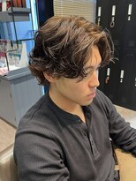 スタイルメンズ 藤沢(STYLE MEN)&nbsp;STYLE MENメンズカットセンターパートサーフカールパーマ
