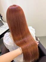 リング(ring)&nbsp;艶めくコーラルオレンジロング