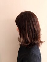 ミディアム外ハネスタイル 担当 川上功介
