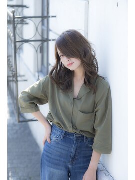 ミエルヘアーエスト 新宿店(mielhair est) ツヤ×柔らかロングウェーブ