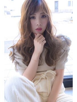 ヘアーアンドメイク ファット(Hair&Make PHAT) ゆるふわロングスモーキーベージュ20代30代40代