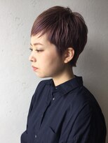 エッセンス(THE ESSENCE)&nbsp;cecil　切りっぱなしボブエアリーロング美髪ピンクブラウン