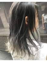 トレヴァーデルチザン(TREVOR DE'RTISAN) ハイライトグラデーション×ブルーホワイト