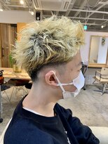 【HOMME】フェード刈り上げショート×アップバング