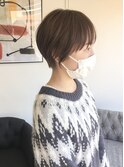 【CORS 高崎】ベージュ ショートヘア 似合わせ 耳かけ