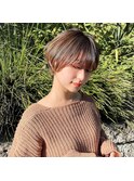 【Chill】オフィスもok!大人かわいいショートパーマスタイル◎