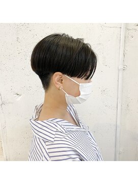 レンク(LENC) Coast.トランクスヘアー×かりあげ×ベリーショートツーブロック