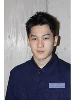 クオンヒール 堺筋本町店(QUON HEAL) 黒髪スパイキーショート