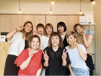 ヘアーアンドアイラッシュ ココアンジェ 福津店(CocoAnge)の写真/【イオンモール福津から徒歩1分】女性スタイリストのみで相談しやすい！サロン帰りは誰かに会いたくなる♪