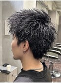 スパイキーショート ツイストパーマ
