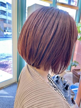 エイムコーゾー美容室(AiM KOZO) ナチュラルボブ/Ju