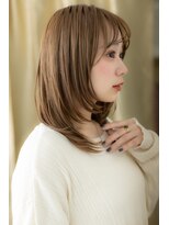カバーヘア ブリス 大宮西口店(COVER HAIR bliss) 韓国風レイヤーミディ内巻きワンカールTb5大宮20代30代40代
