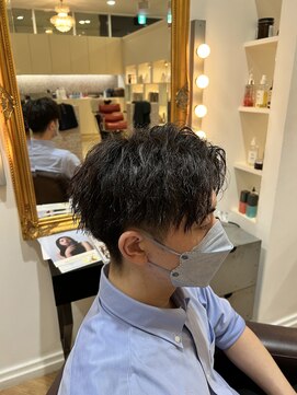 コワファースト させぼ五番街店(COIFF1RST) ツイスパ×アップバング☆