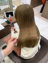 アッシュ 下北沢店(Ash)&nbsp;ブリーチ1回でミルクティーカラー