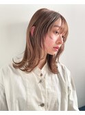 レイヤーカット　顔まわりウルフ　大人ショート