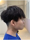 パーマ残りも活かせるカット