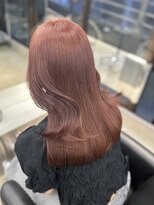 ペレ 栄店(PELE) デザインカラー/レイヤーカット/ウェットヘア/オリーブベージュ