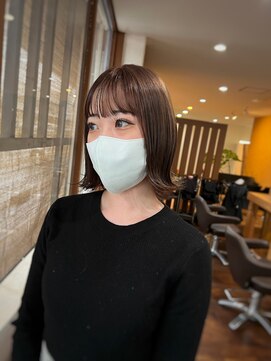 ベビーモード 茶屋町店 外ハネボブ&暖色ベージュ