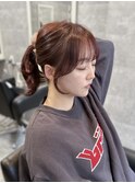 【韓国風】10代、20代◎前髪あり顔まわりレイヤー