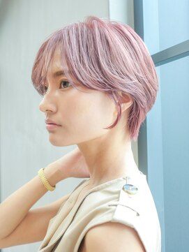 シオン(shion) ピンクヘアーピンクグレープフルーツくすみベージュ_9513