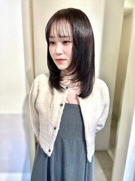 エトラ 渋谷店(etora) 顎下ミディアムレイヤーカット【haru】