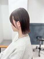 ネオリーブ クーロ(Neolive curro)&nbsp;小顔タッセルボブ×似合わせカット[ボブ/縮毛矯正/横浜韓国]