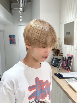 メンズペレ 渋谷(MEN'S PELE) ニュアンスパーマ/韓国マッシュ/スパイキーショート/渋谷