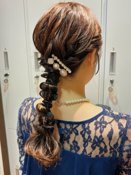 ガーデン 銀座(GARDEN) ミディアム セミロング お呼ばれヘア ヘアアレンジ ヘアセット