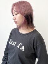 ココ 原宿(KOKO)&nbsp;ブリーチ黒髪小顔クラゲヘアーオリーブグレーココアベージュ