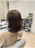 ゆるめボブパーマ