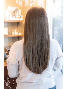 クレオメバイスーリール(Cleome by sourire) ♪シースルーバング前髪斜めバング艶感黒髪グランマッシュ美髪