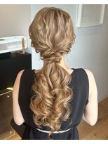 アパートメントヘアー&nbsp;ヘアセット/ヘアアレンジ/結婚式/成人式/佐賀/ゆるあみ/編み下し