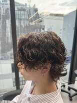 ルートバイドット 町田店(root by dot.)&nbsp;メンズセンターパート×波巻きパーマ