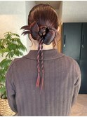 【mimura】タイトアレンジ　カチモリ　ヘアセット　草加　谷塚