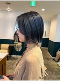 千葉駅/着物ヘア/大人ガーリー/ダークアッシュ/似合わせカット