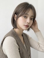 ノア 三宮店(NOA) 【NOA】透明感カラー大人ミニボブ小顔カット