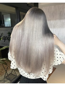 Anela大宮 ブリーチ/エクステ/髪質改善【アネラ】【4月上旬NEW OPEN(予定)】 ホワイトシルバー