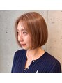 マジコ 下北沢本店(magico)&nbsp;透明感のベージュカラーまとまるボブ