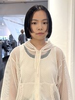 マカロニコースト(macaroni coast) 前髪ありボブ顔周りカット姫カットミニボブ