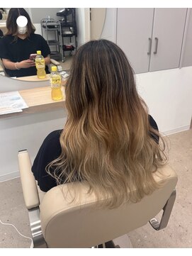 ヘアーラニッシュ 柏の葉キャンパス店(hair Lanish) バレイヤージュ/20代30代40代