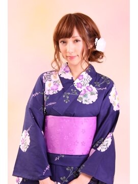 レガーミ(Legami) 編み込み×浴衣