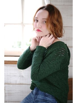 ノラ ヘアーサロン(NORA HAIR SALON) NORA【ERI】小顔センターパート外国人くせ毛風デジパーカール