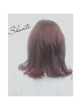 シャンティ 円山店(Shanti) インナーカラー レッド【前田ヨシヒロ】