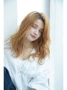 ミエル ヘア 新宿(miel hair) ふんわり愛されセミディ