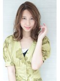 小顔ひし形にみせるブランジュミディアム
