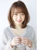 AFLOAT 新宿京佳『ショコラブラウンとふわっとひし形レイヤー』