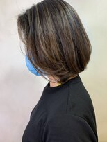 オーストヘアー リュウール(Aust hair Lueur)&nbsp;ナチュラルバレイヤージュ×モノトーングレージュ　K