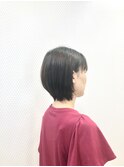 30代40代/グラボブ/小顔/ショートボブ/艶カラー/暗めカラー