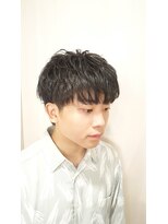 ヘアスペース クラージュ琴似店 黒髪マッシュ